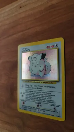 Clefairy 005/102 Base Set Holo Pokemon TCG Lightly Played Vintage Card - Image 3