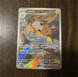 Pokemon Raichu 211/193 SV02: Paldea Evolved Full Art Holo Illustration Rare - Image 1