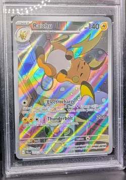 Raichu 211/193 Sv02: Paldea Evolved En Illustration Rare Holo NM-MT PSA 8 - Image 1