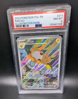 Raichu 211/193 Sv02: Paldea Evolved En Illustration Rare Holo NM-MT PSA 8 - Image 3