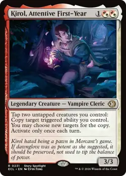 x1 Kirol, Attentive First-Year - Foil R MTG Lorwyn Eclipsed M/NM, English - Image 1