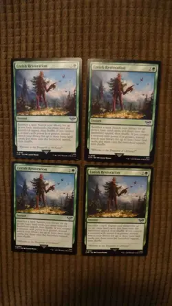 Magic: the Gathering / MtG Entish Restoration x4 Lord of the Rings - Image 1