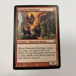 Flamekin Harbinger LP MTG Lorwyn 167 / 301 Red Elemental Tutor English Regular - Image 1