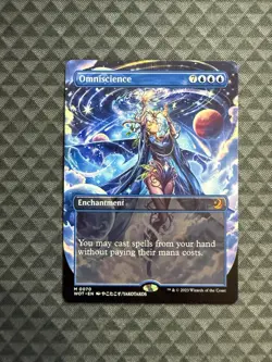 MTG Omniscience #0070 Anime Borderless Mythic Wilds of Eldraine: ET (WOT) - Image 1