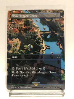 Waterlogged Grove (Non-foil) [Borderless] Universes Beyond: Assassin's Creed MTG - Image 1