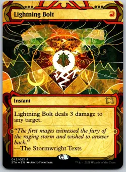 Lightning Bolt (Foil Etched) R Strixhaven: Mystical Archives 42 NM - Image 1