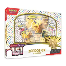 Pokemon TCG Scarlet & Violet 151 Zapdos EX Collection Box Sealed NEW - Image 1