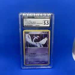 Lugia Pokemon TCG EX Unseen Forces 29/115 Cosmos Holo Silvery Ocean 5.5 CGC EX - Image 1