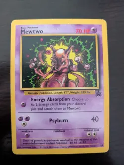 Pokemon TCG Mewtwo Wizards Black Star Promos 14 Regular Promo - Image 1
