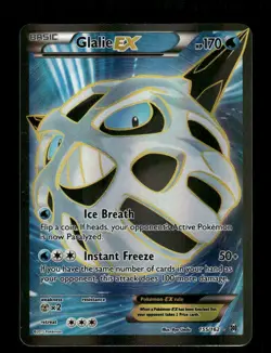 Pokemon Glalie EX (Full Art) Ultra Rare XY - BREAKthrough 155/162 LP - Image 1