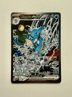 Kingdra EX 131 Pokemon TCG Scarlet & Violet Black Star Promo Holo Card - Image 1