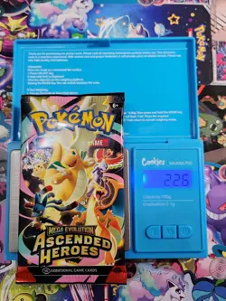 EXTREMELY HEAVY! 22.6g GOD PACKUUU Ascended Heroes Pokemon TCG Booster (SEALED) - Image 1
