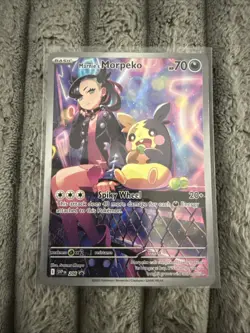 2025 POKEMON SVP EN-SV BLACK STAR PROMO 206 MARNIE's MORPEKO MARNIE RIVAL - Image 1