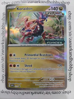 Pokemon Koraidon SVP091 Black Star Promo NM - Image 1