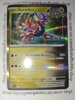 Pokemon Koraidon SVP091 Black Star Promo NM - Image 2