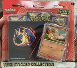 Pokemon Mega EvolutionS2.5 Ascended Heroes Tech Sticker- Charmander - Image 1
