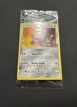 Pokemon Heatran 88/156 (prerelease) Alternate Art Promo Ultra Prism Stamp Sealed - Image 2
