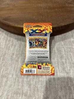 Pokemon XY Flashfire Sleeved Booster Pack Mega Charizard X Artwork - Image 2