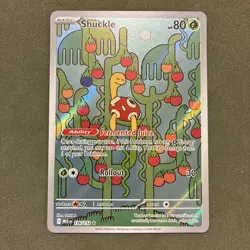 Shuckle 136/132 - Pokemon TCG - Mega Evolution Illustration Rare Holo - M/NM - Image 1