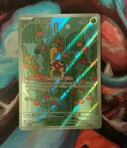 Shuckle 136/132 - Pokemon TCG - Mega Evolution Illustration Rare Holo - NM/MT - Image 1
