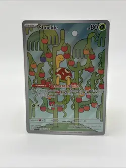 🌈 Pokemon TCG Mega Evolution Shuckle Illustration Rare Holo Card 136/132 - NM - Image 1