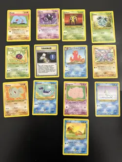 Neo Destiny Pokemon Card Lot LP Common and Uncommon 13 Cards LP - Image 1