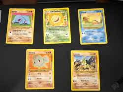 Neo Destiny Pokemon Card Lot LP Common and Uncommon 13 Cards LP - Image 3