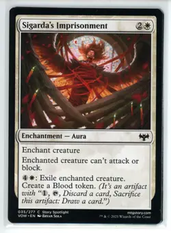 SIGARDA'S IMPRISONMENT Crimson Vow #35 VOW(NM+)(MTG) - Image 1