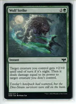WOLF STRIKE Crimson Vow #228 VOW(NM+)(MTG) - Image 1