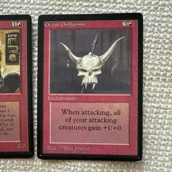 MTG Ironclaw Orcs and Orcish Oriflamme Cards Set Beta Limited Edition Magic - Image 3