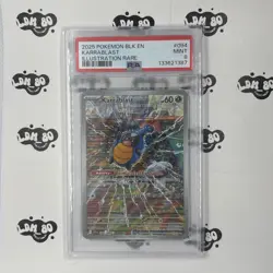 KARRABLAST 094/086 Sv: Black Bolt Pokemon TCG - Illustration Rare IR PSA 9 Card - Image 3