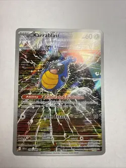 Pokemon TCG Karrablast 094/086 Black Bolt Illustration Rare Card Sv: Black - Image 1