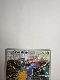 Pokemon TCG Karrablast 094/086 Black Bolt Illustration Rare Card Sv: Black - Image 5