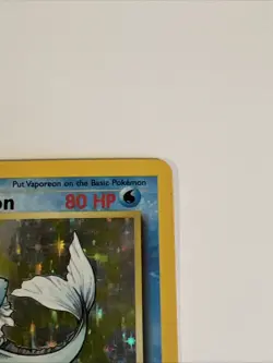 1999 Pokemon Vaporeon Holo Jungle 12/64 - Image 5