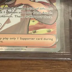 Pokemon TCG Crispin Full Art Trainer Holo Card 164/142 Stellar Crown Ultra Rare - Image 5