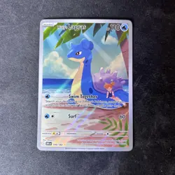 Pokemon TCG Misty's Lapras Destined Rivals 194/182 Rare Special Full Art - Image 1