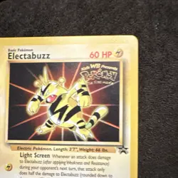 Pokemon TCG Electabuzz Black Star promo from WB Pokemon the first movie - Image 4