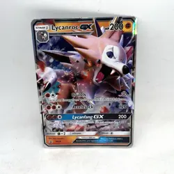 Lycanroc GX SM14 Holo Promo SM Black Star Promos 2017 Pokemon TCG - Image 1