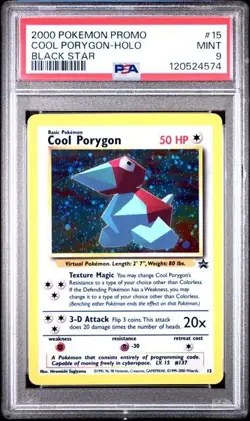 2000 Pokemon Promo Cool Porygon | Wotc | PSA 9 - Image 1