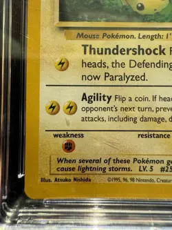 Pokemon Pikachu 27 THE POWER OF ONE Black Star Promo CGC 10 Pristine - Image 5