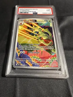 2025 POKEMON DRI EN-DESTINED RIVALS ILLUSTRATION RARE #188 HYDRAPPLE PSA 9 - Image 2