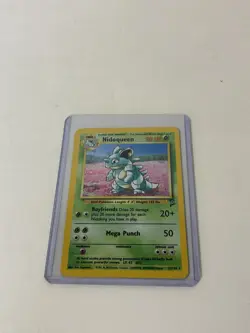 Pokemon TCG Nidoqueen Holo Unlimited Card 12/130 Base Set 2 LP Lightly Played - Image 1