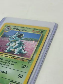 Pokemon TCG Nidoqueen Holo Unlimited Card 12/130 Base Set 2 LP Lightly Played - Image 3