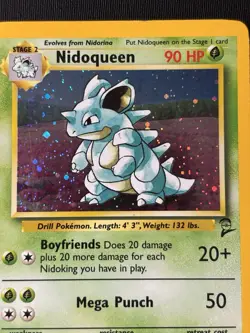 Pokemon Nidoqueen 12/130 Base Set 2 Holo Rare (LP - Lightly Played) - Image 3