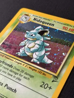 Pokemon Nidoqueen 12/130 Base Set 2 Holo Rare (LP - Lightly Played) - Image 4