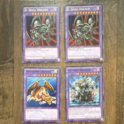 Konami Yu-Gi-Oh! TCG 1st Edition 12 Card Lot Fusion Ritual B. Skull Dragon - Image 1