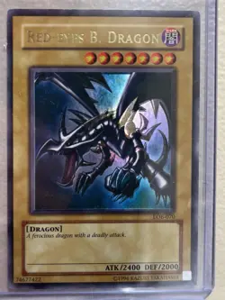 Red-Eyes B. Dragon LOB-070 The Legend of Blue Eyes White Dragon Unlimited - Image 1