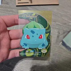 Bulbasaur #01 - PC2 - Clear Acetate - Topps Pokemon Series 2 - Image 2