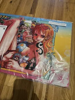 One Piece Official Playmat Vol.3 Nami With Usopp Op10-042 Leader Alt - Image 2