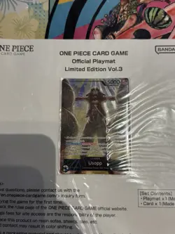 One Piece Official Playmat Vol.3 Nami With Usopp Op10-042 Leader Alt - Image 4